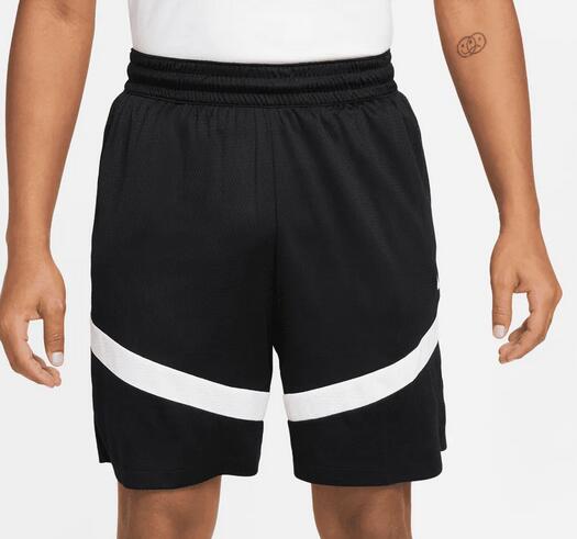 Pantaloncino uomo nike icon dri fit - nero/bianco 2/4