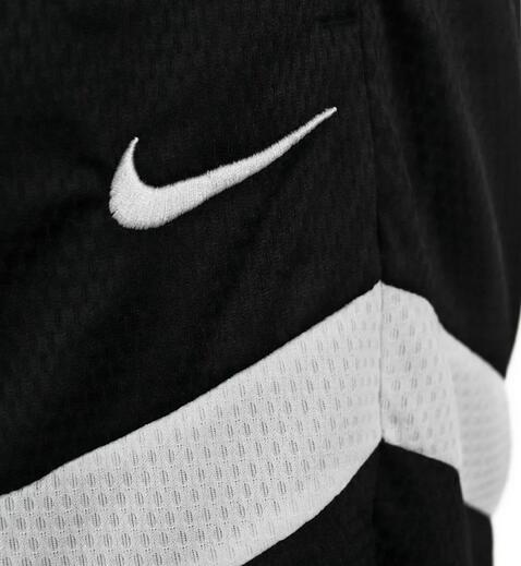 Pantaloncino uomo nike icon dri fit - nero/bianco 3/4