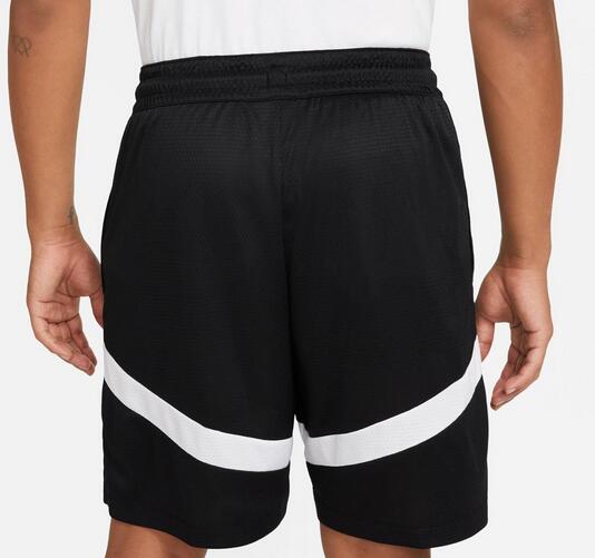 Pantaloncino uomo nike icon dri fit - nero/bianco 4/4