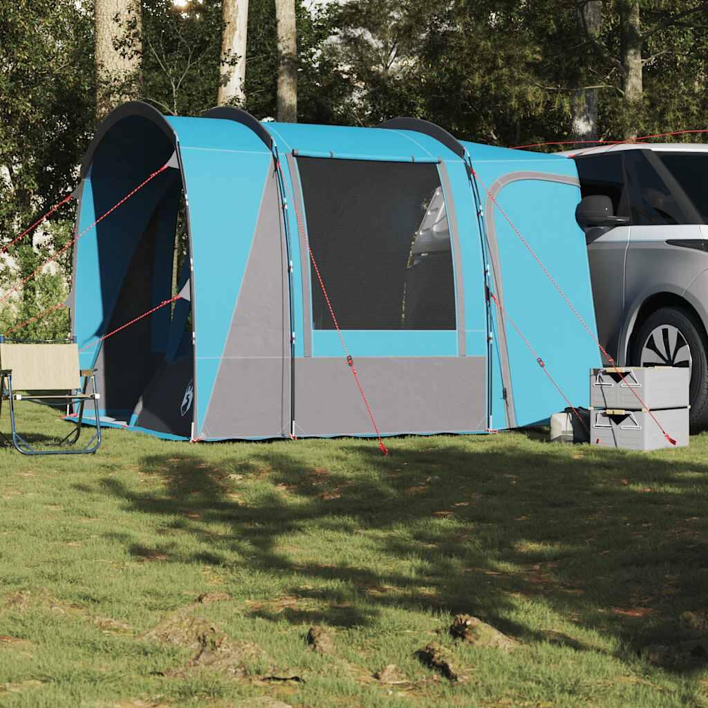 VidaXL Tenda da Auto 4 Persone impermeabile blu 3/4