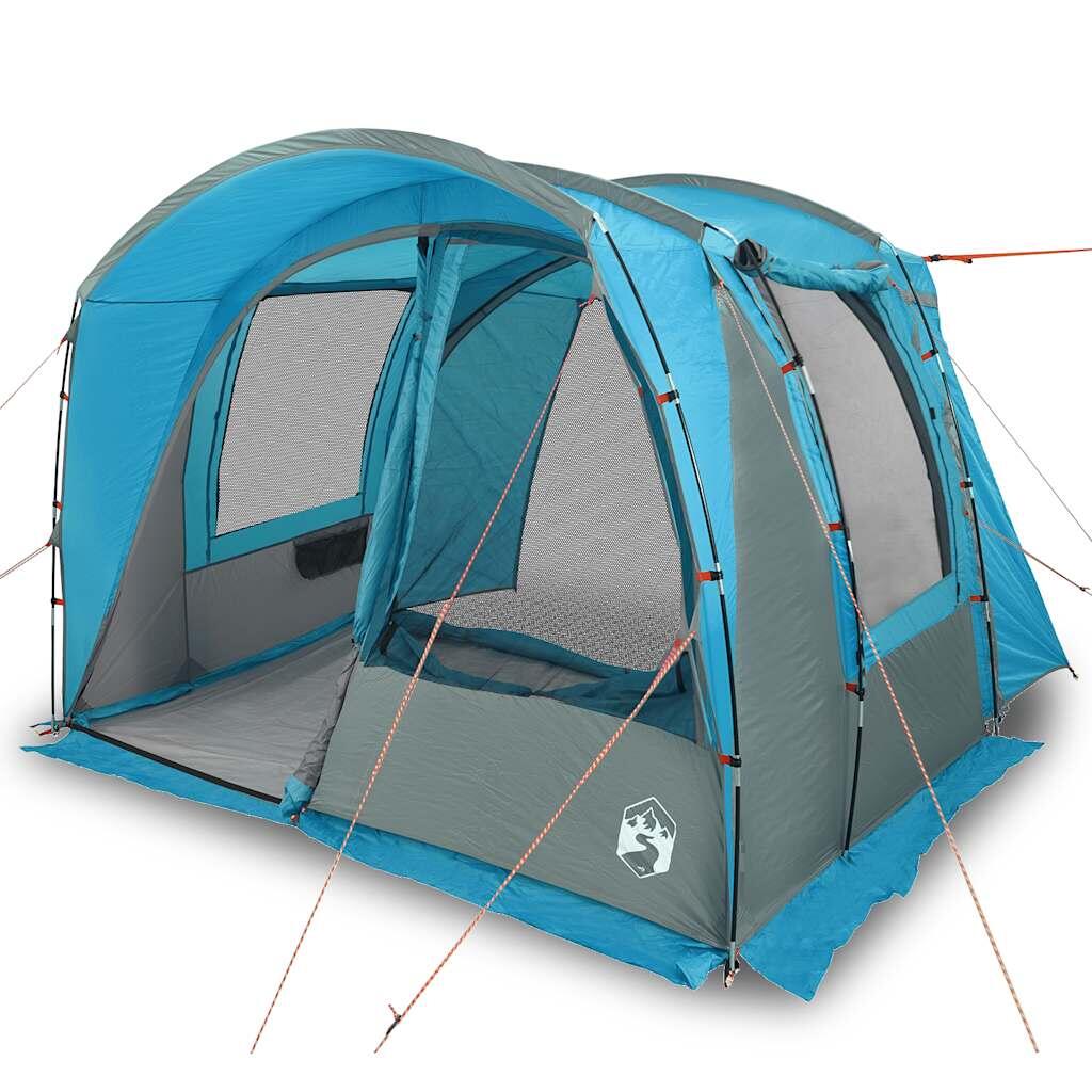 VidaXL Tenda da Auto 4 Persone impermeabile blu 2/4