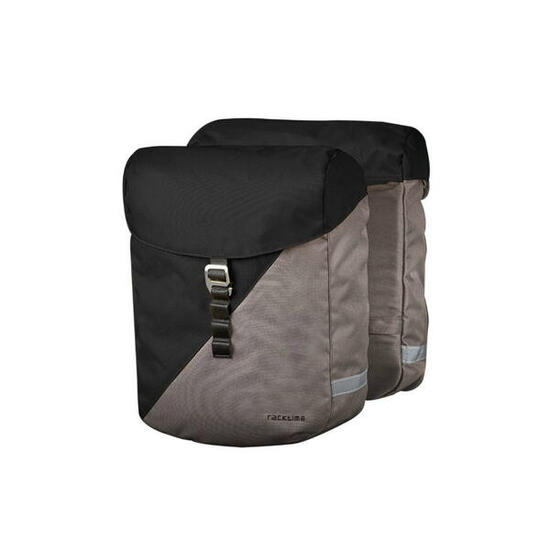 Sacoche arrière vélo double pierre Racktime Vida snap-it 43 x 14 x 36 cm