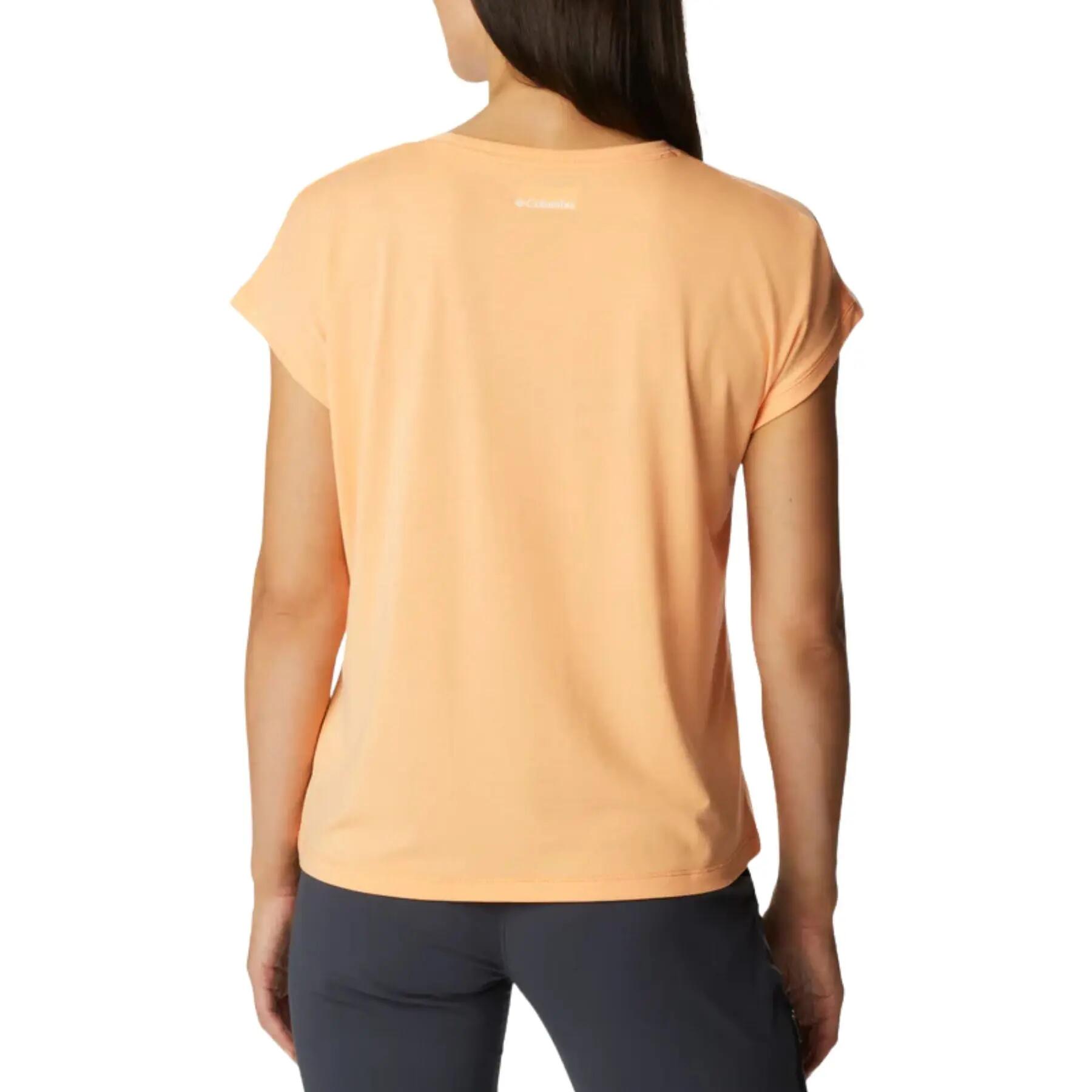 T-Shirt Vert Femme Columbia Boundless Trek 2/5