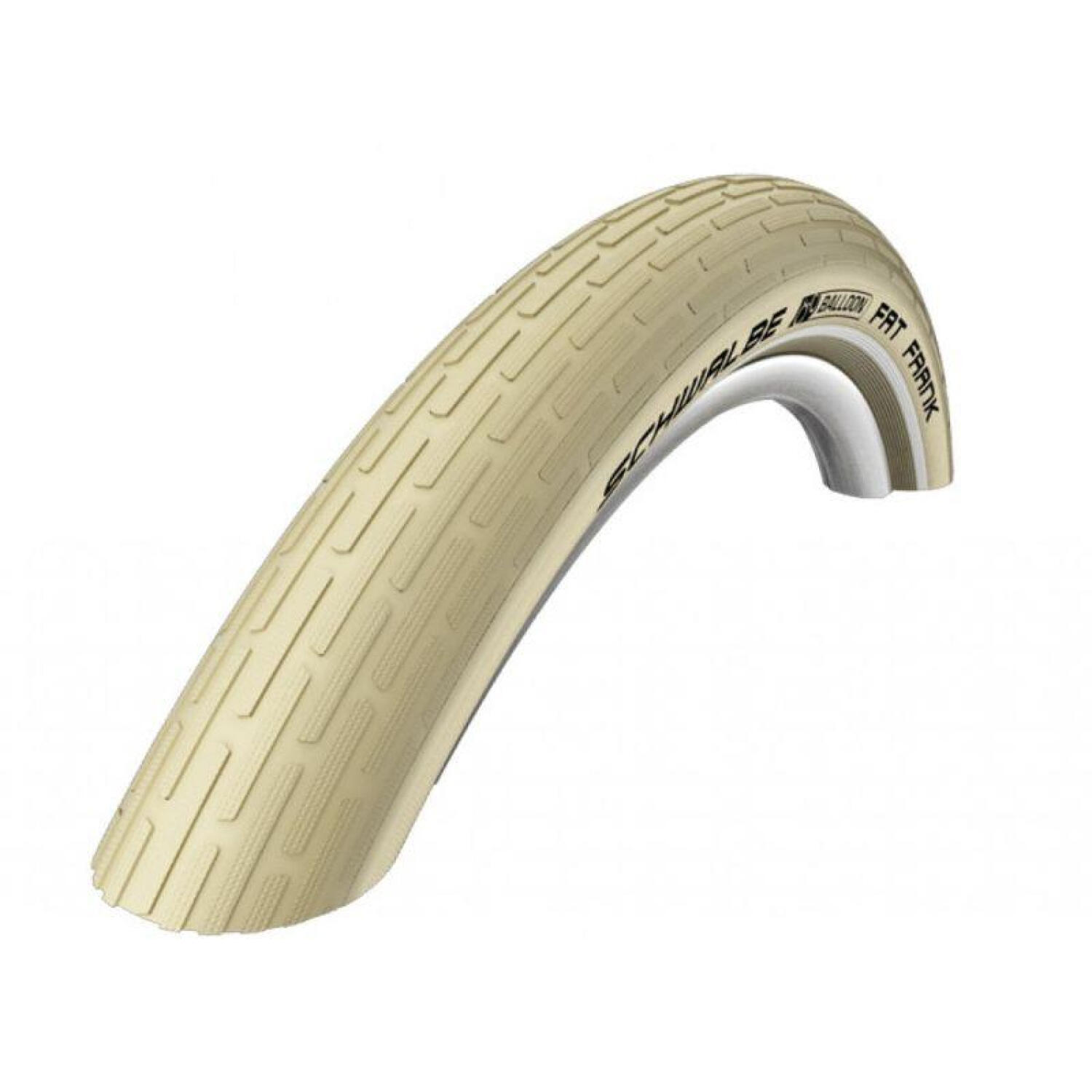 Schwalbe - Schwalbe Pneu Extérieur Fat Frank 28 X 2.00  / 50-622 Mm - Crème Avec Reflets - Pneu - Beige|blanc - Taille Unique - Decathlon