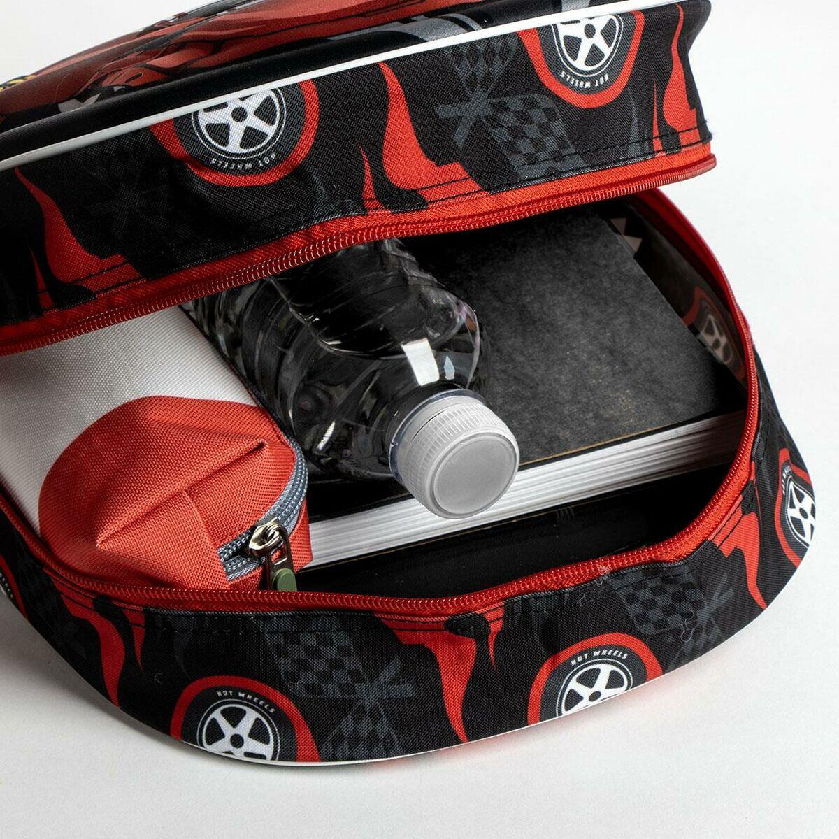 Mochila Escolar Hot Wheels 67 % Poliéster 3/5