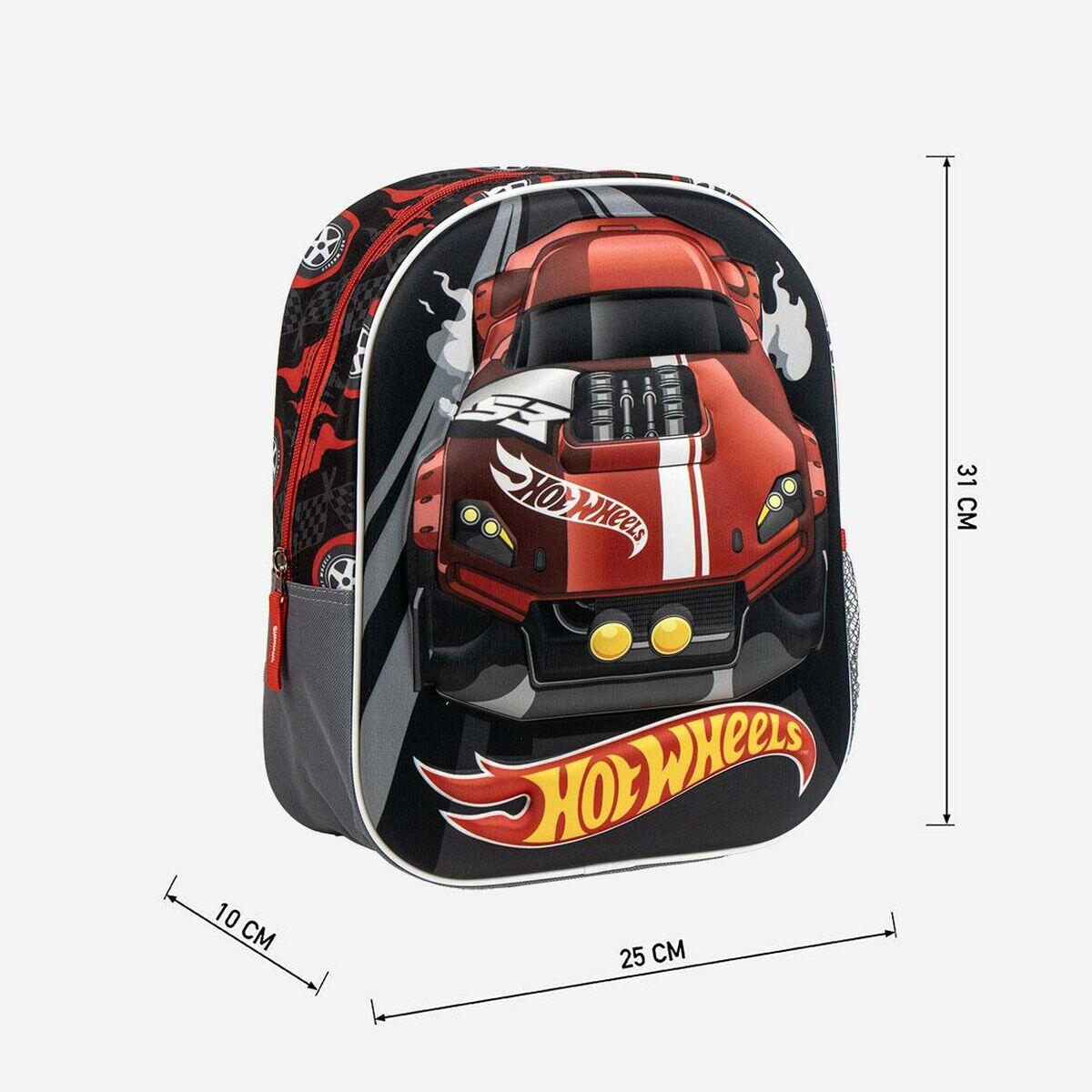 Mochila Escolar Hot Wheels 67 % Poliéster 5/5