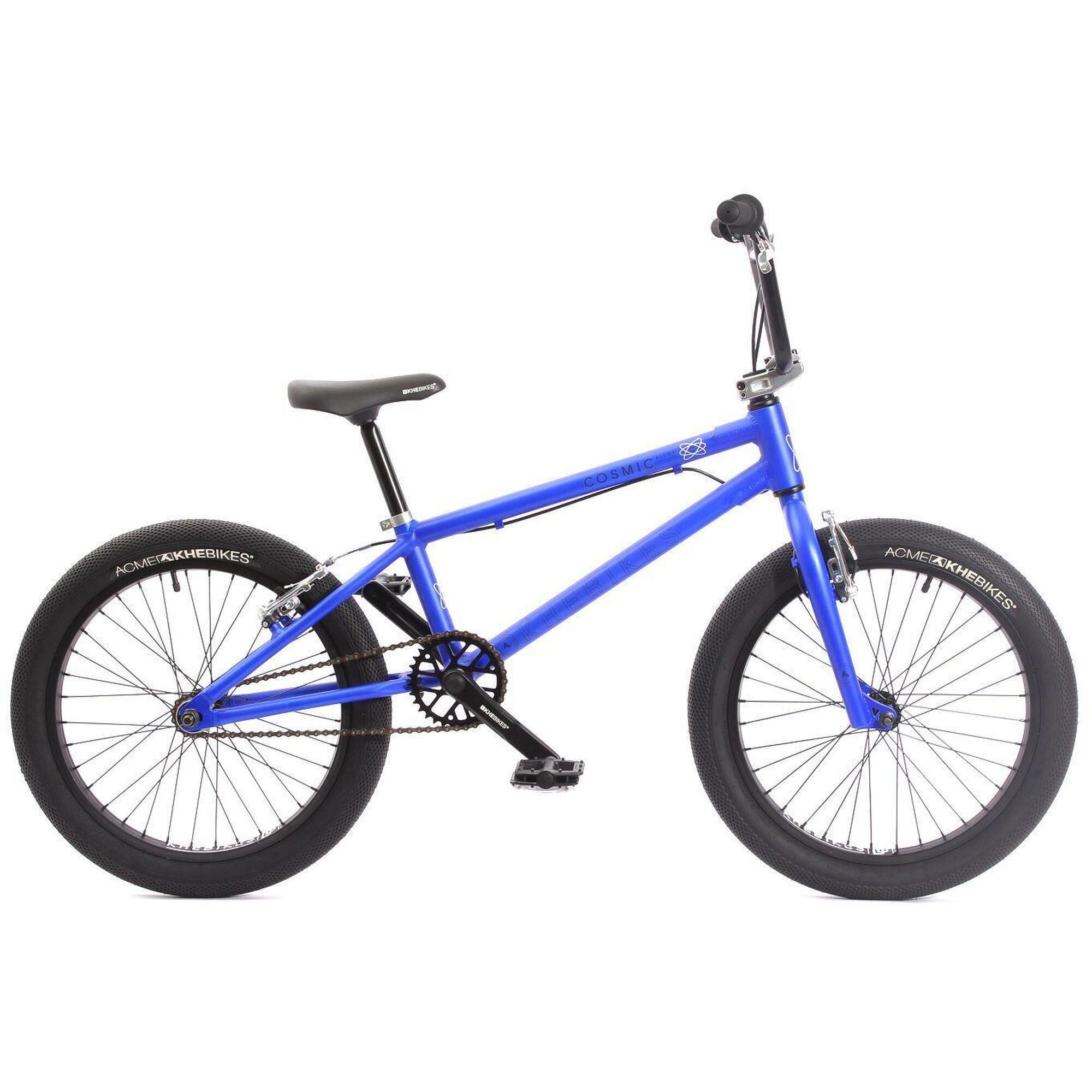 Rower BMX dziecięcy aluminiowy COSMIC AL niebieski 20 cali 10,6 kg