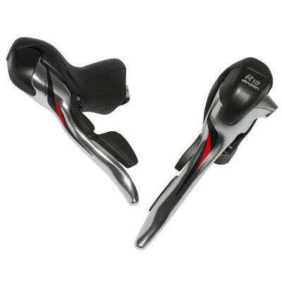 Coppia di cambi tripli in alluminio compatibili con shimano eccetto tiagra 4700