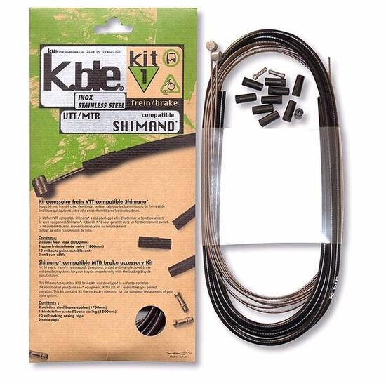 Kit freno in acciaio inox per shimano e sram Transfil