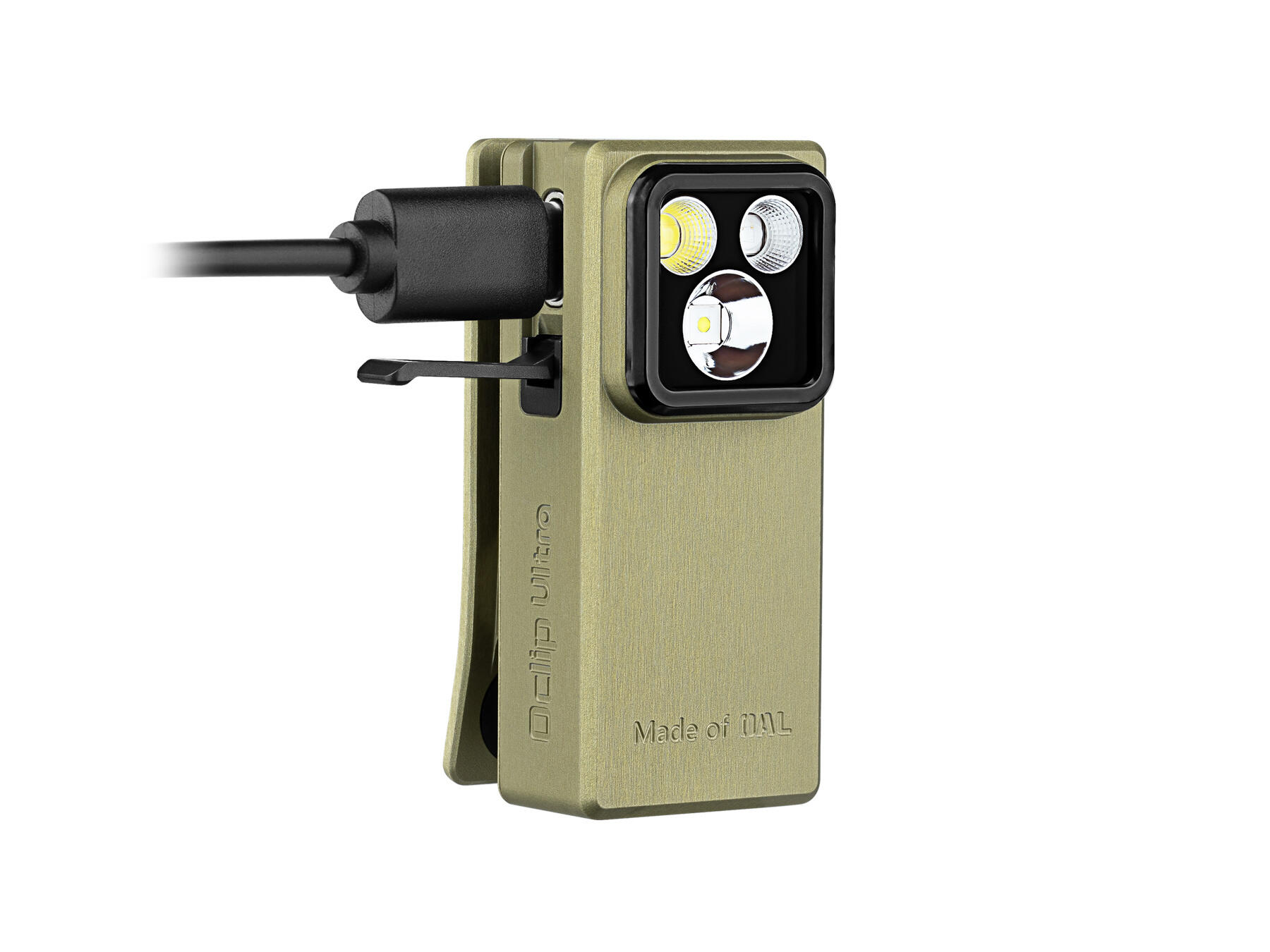 Olight Oclip Ultra Olive Green – torcia EDC ricaricabile compatta 6/7