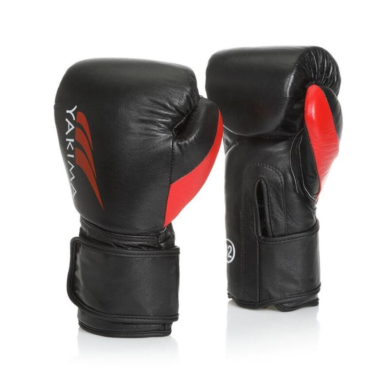 Yakimasport Wolf Wolf Black V mănuși de box pentru adulți