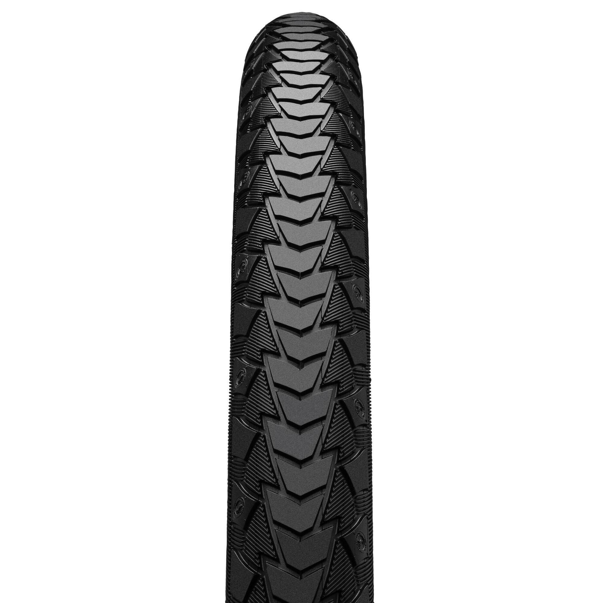 Opona Contact Plus 28 X 1,60 Czarna Z Odblaskiem