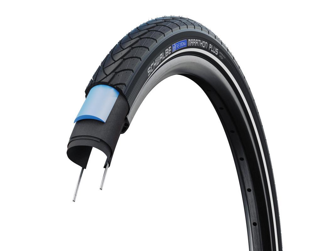 PNEU CITY 20 X 1.35 SCHWALBE MARATHON PLUS NOIR TR  (35-406)  RENFORT 3/7