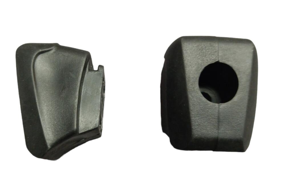 HUDORA Tappi di ricambio Hudora (2 pezzi) neri, fissaggio a vite dal basso