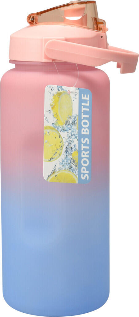 Bouteille de sport CHAMP 2000 ml PP étanche avec poignée 4/7