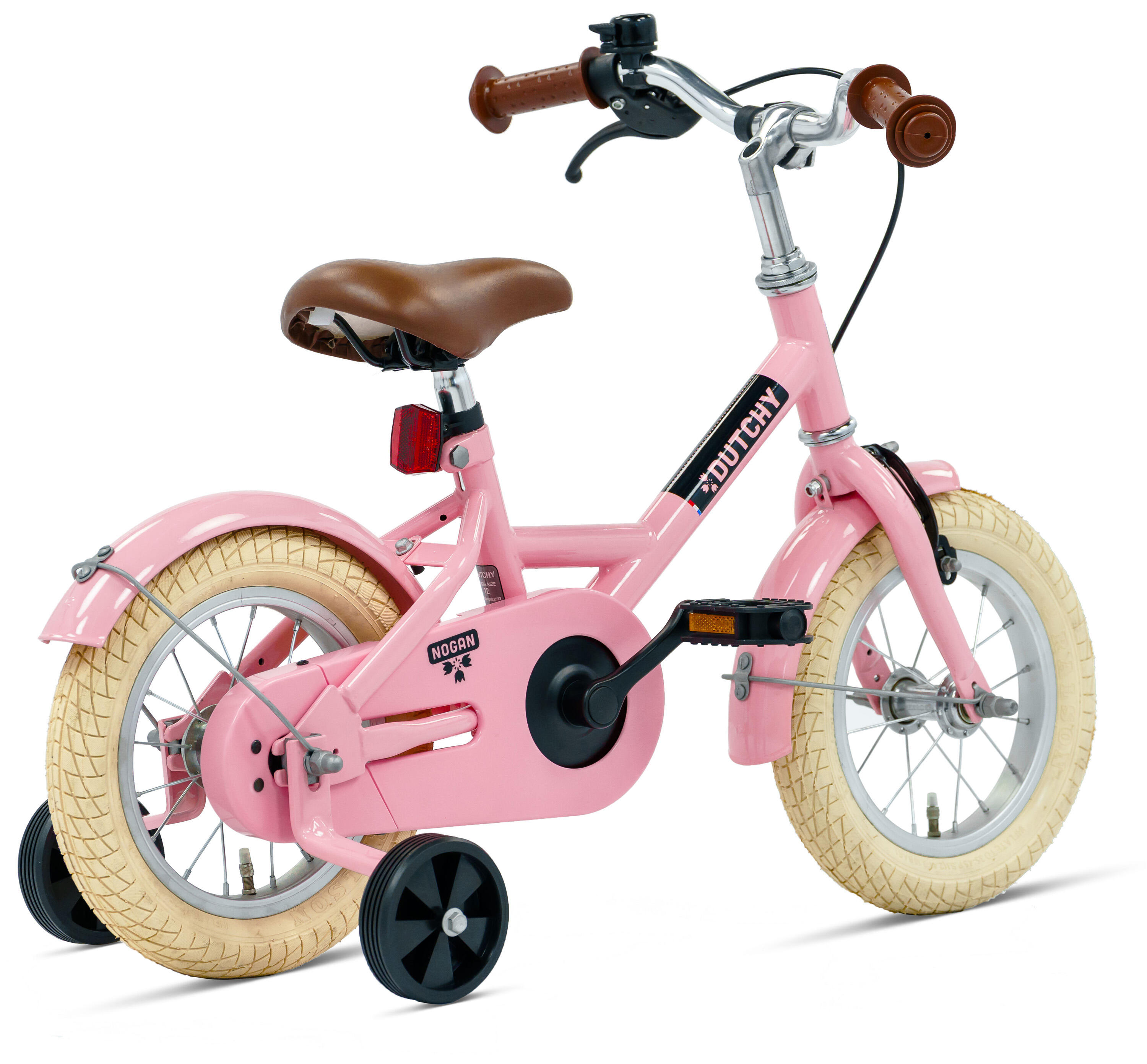 Nogan Dutchy Kinderfiets - 12 Inch - Glans Roze - Inclusief Zijwielen 3/7