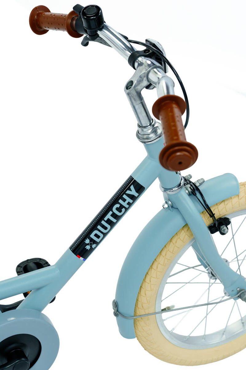 Nogan Dutchy Kinderfiets - 14 Inch - Blauw - Inclusief Zijwielen 5/7