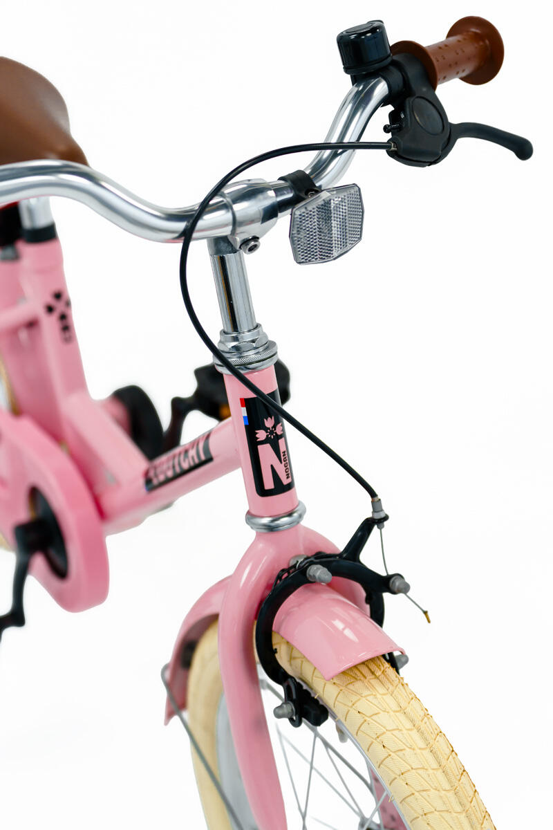 Nogan Dutchy Kinderfiets - 14 Inch - Glans Roze - Inclusief Zijwielen 4/7