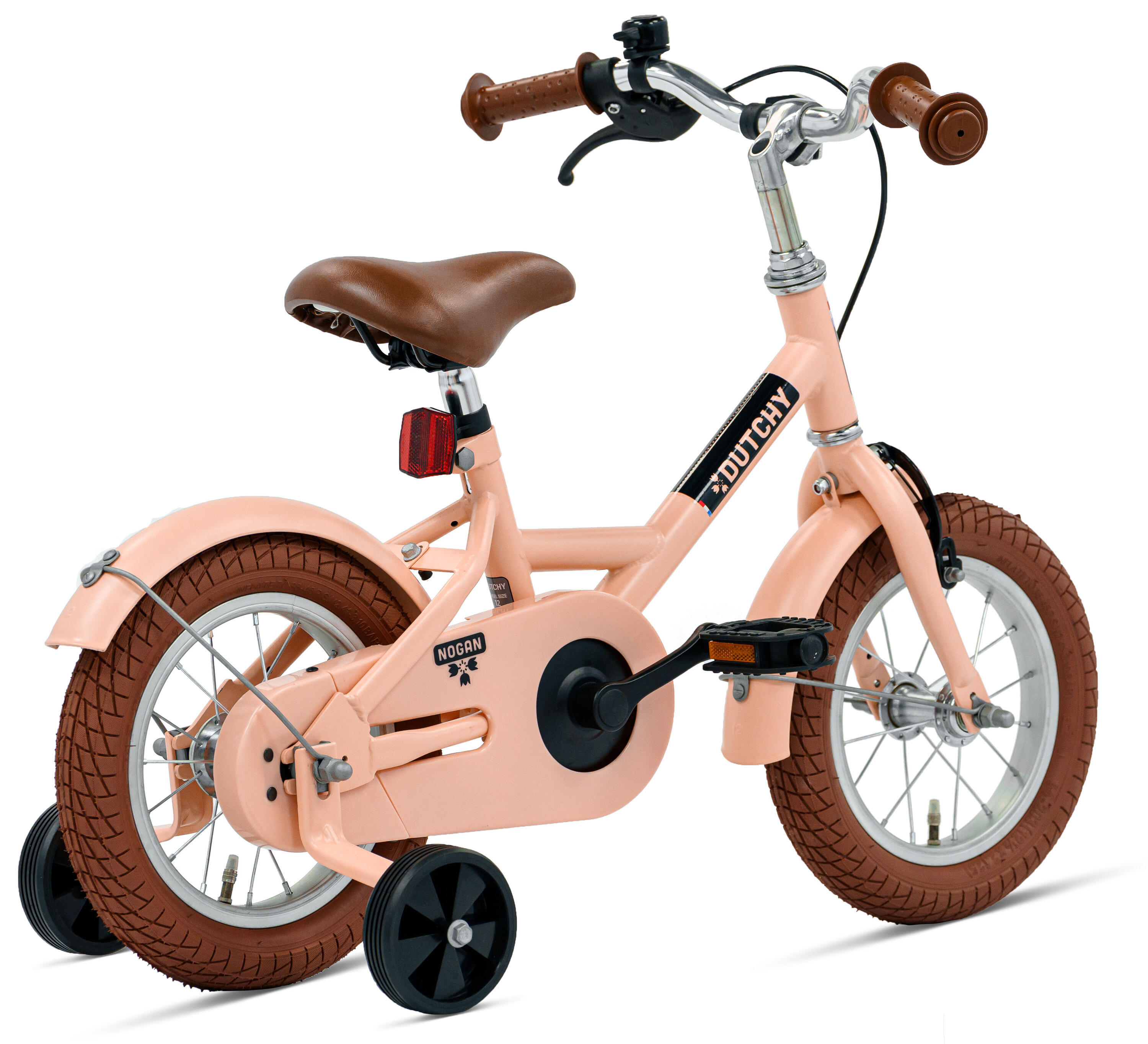 Nogan Dutchy Kinderfiets - 12 Inch - Mat Roze - Inclusief Zijwielen 3/7