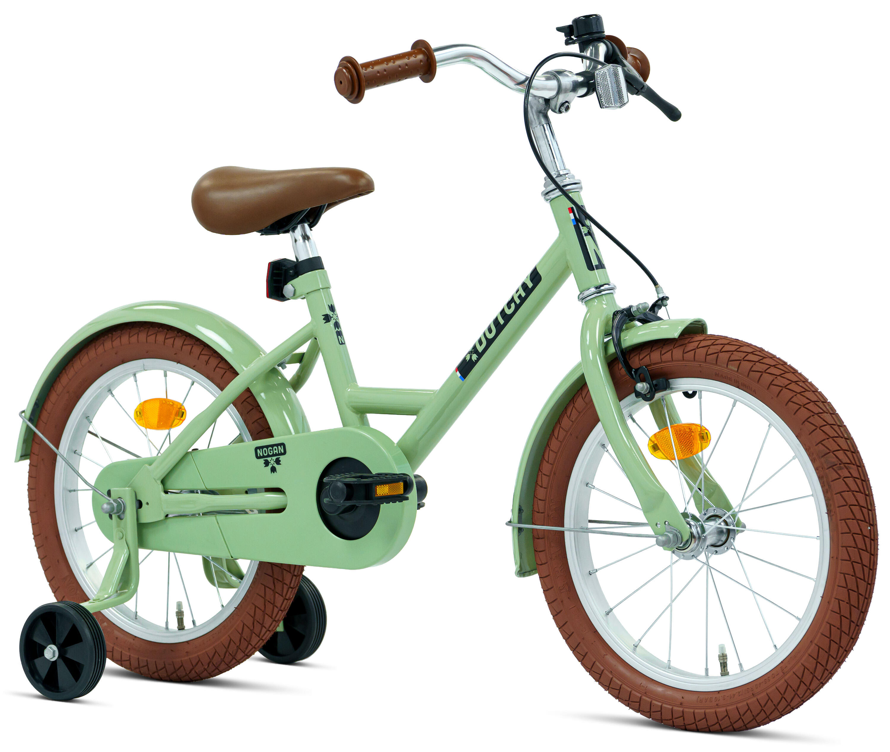 Nogan Dutchy Kinderfiets - 16 Inch - Groen - Inclusief Zijwielen 2/7