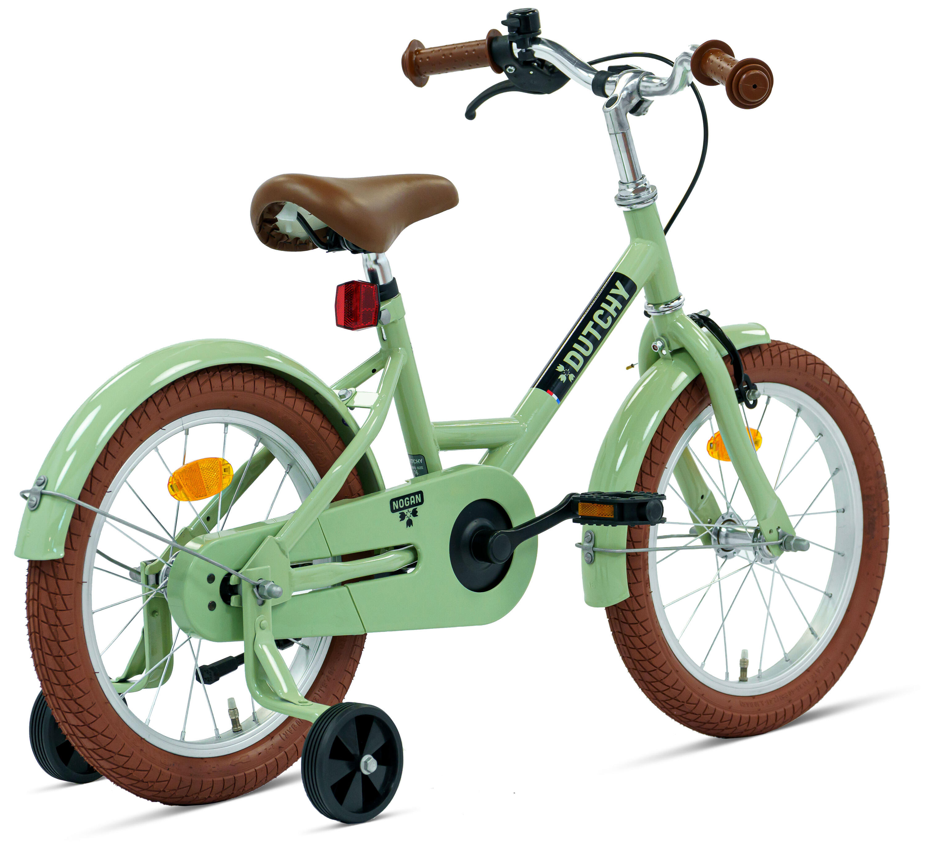 Nogan Dutchy Kinderfiets - 16 Inch - Groen - Inclusief Zijwielen 3/7
