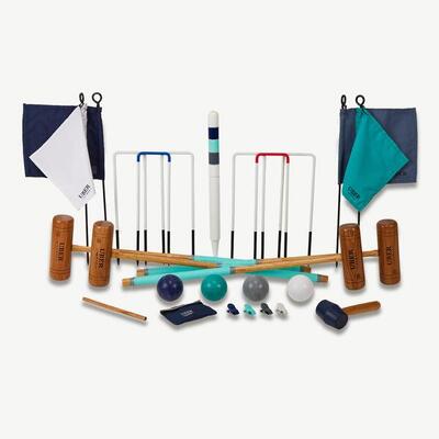 Professionele croquet set. 4-persoons. zonder tas ontworpen in uk