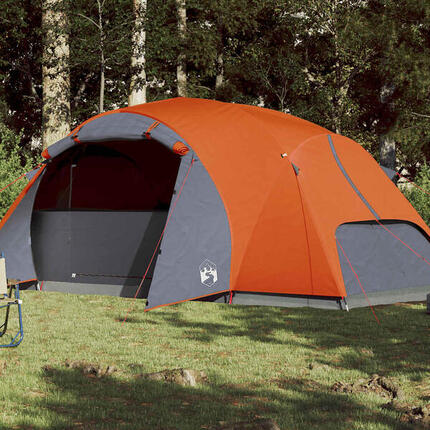 Vidaxl Tente Familiale Imperméable pour 8 Personnes en Orange