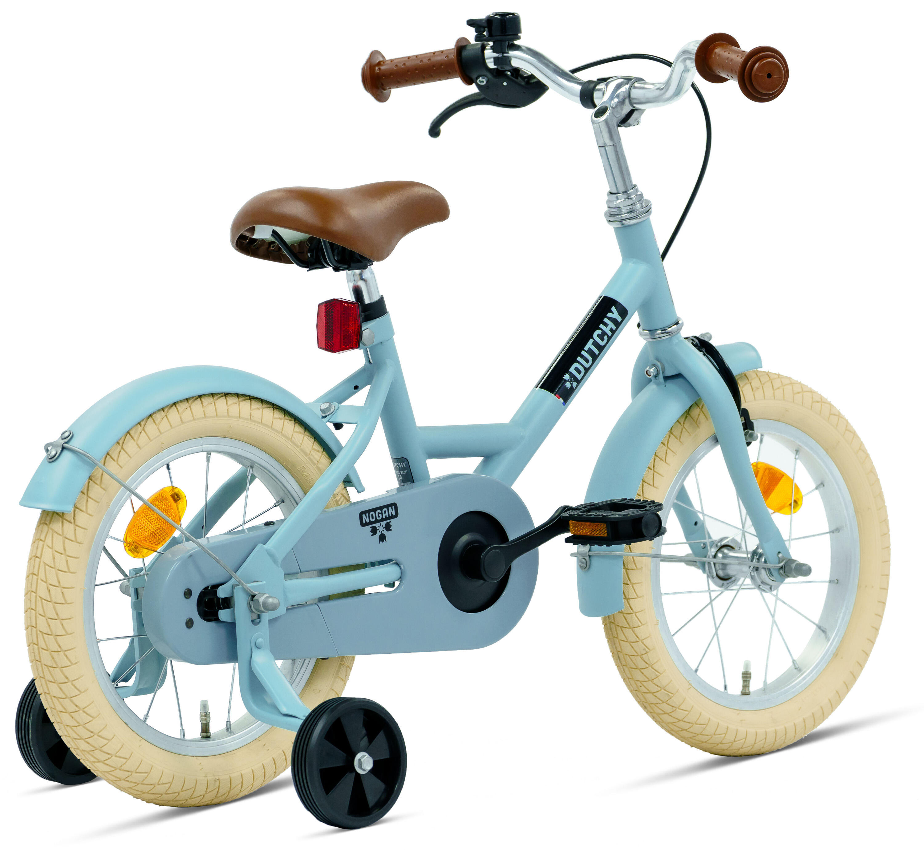 Nogan Dutchy Kinderfiets - 14 Inch - Blauw - Inclusief Zijwielen 3/7