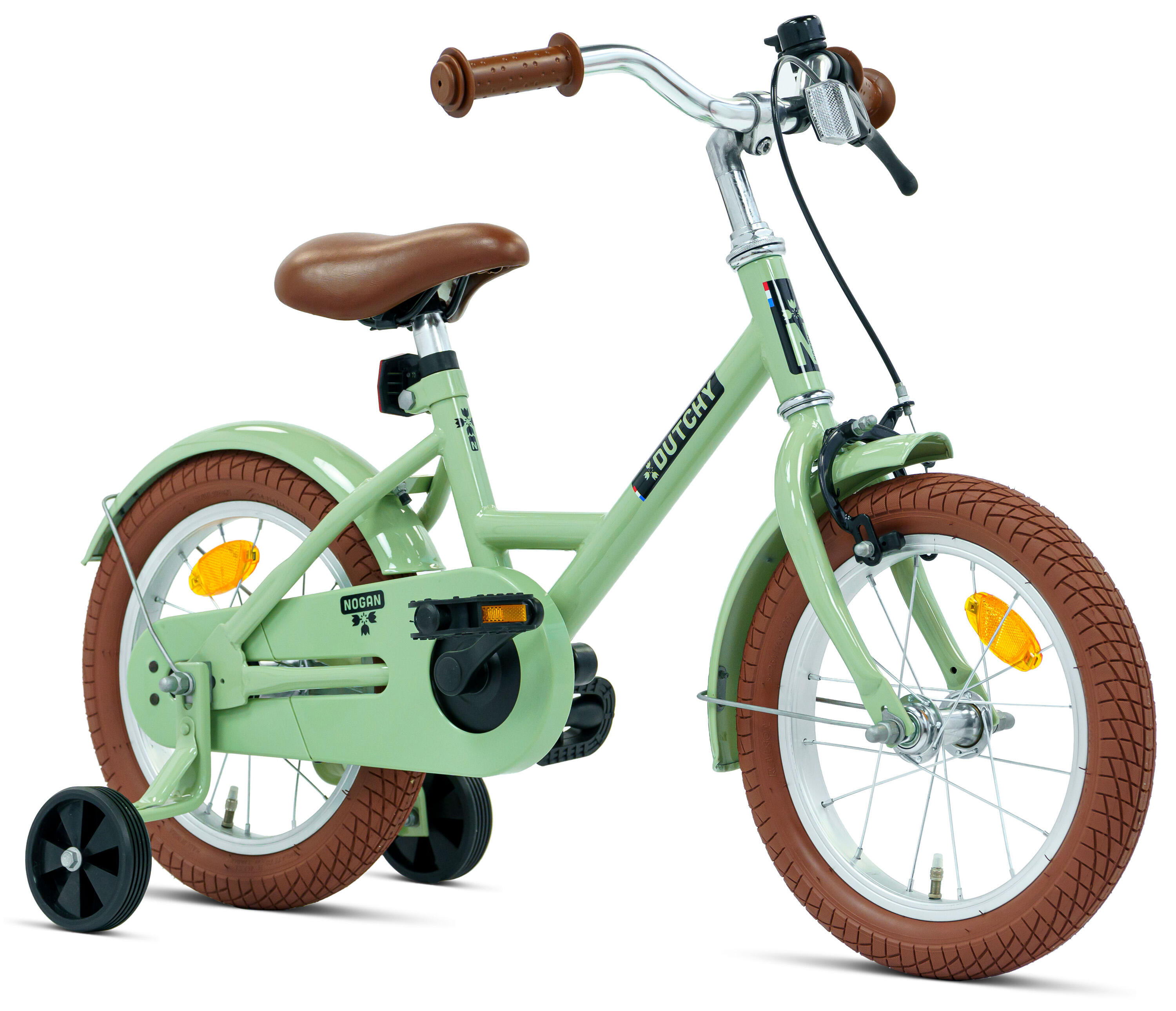 Nogan Dutchy Kinderfiets - 14 Inch - Groen - Inclusief Zijwielen 2/7
