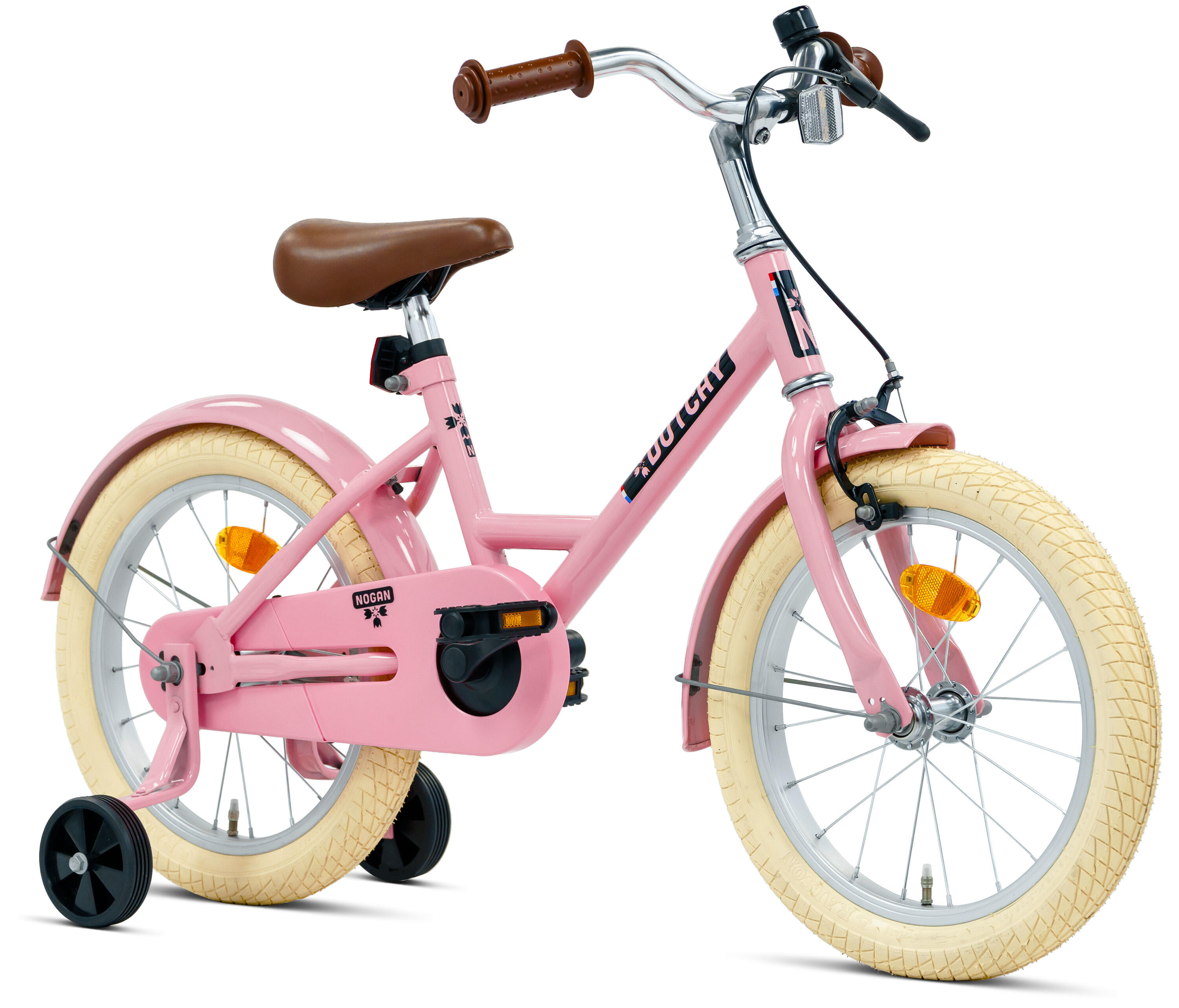 Nogan Dutchy Kinderfiets - 16 Inch - Glans Roze - Inclusief Zijwielen 2/7