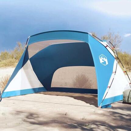 VidaXL Tente de plage 274 x 178 x 170/148 cm polyester azur