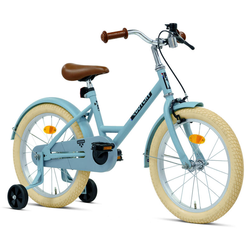 Vélo enfant Nogan Dutchy - 18 pouces - Bleu - Avec roulettes