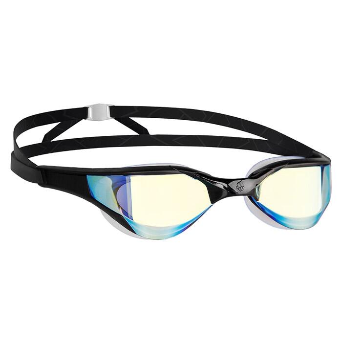 MAD WAVE Razor Rainbow Mirror Black Swimming Goggles