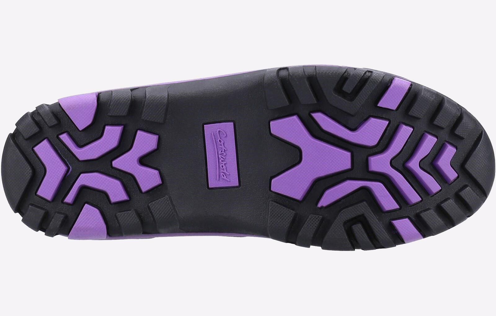 Wentworth Plain Rubber Wellingtons Purple 4/5