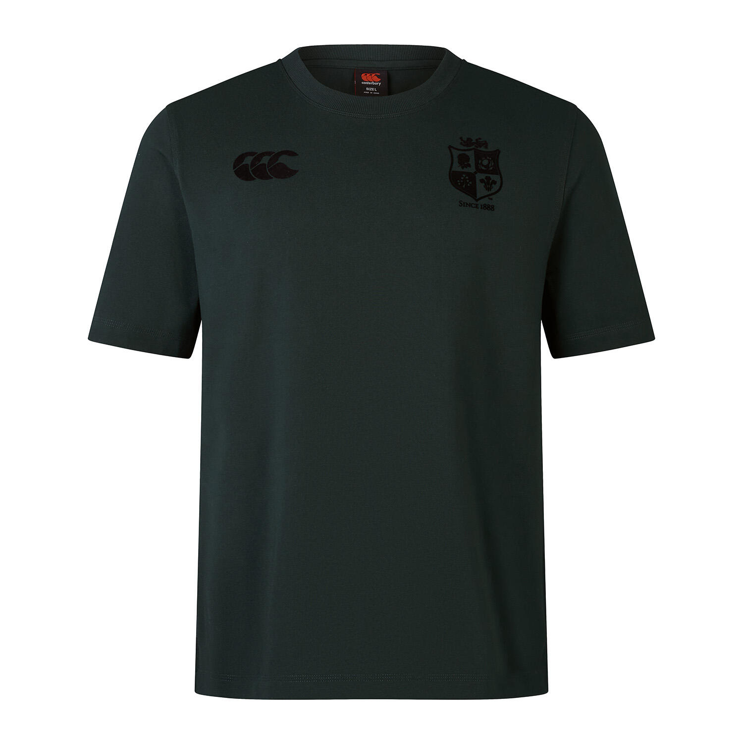 CCC British Irish Lions 2025 Mens Stealth Cotton T-Shirt 1/5