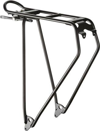 Racktime System-Gepäckträger Lightit schwarz, 28", Alu, ca. 570g