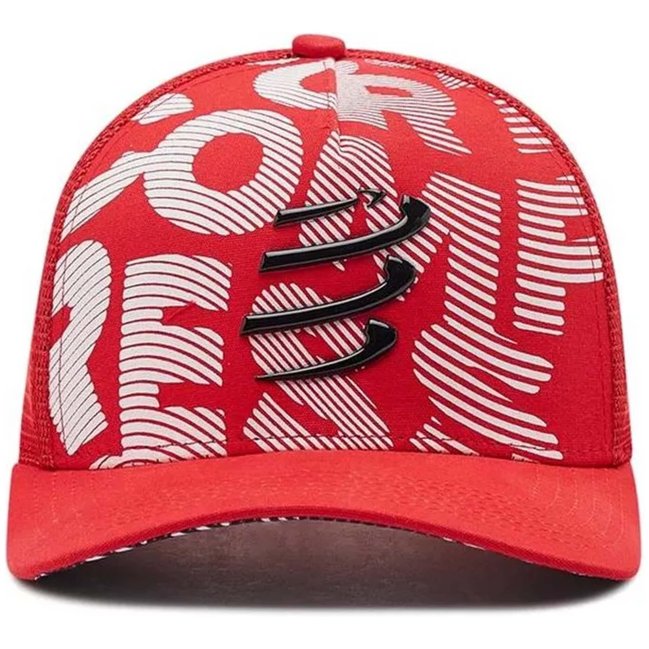 COMPRESSPORT Cappello Sportivo Compressport CU00008B-303 Rosso