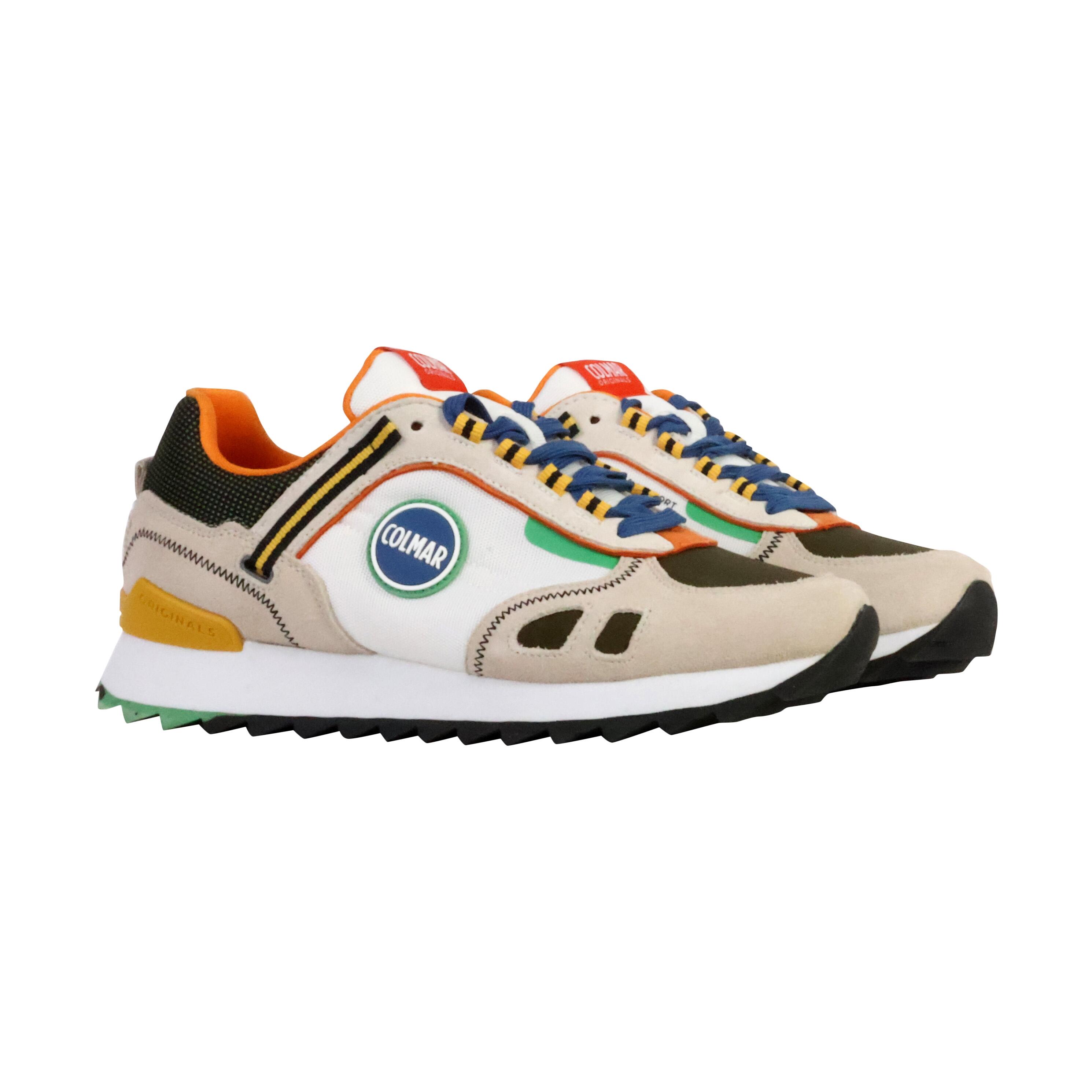 Chaussures Homme Colmar TRAVIS SPORT DIVISION Blanc Blanc Colmar 3/5