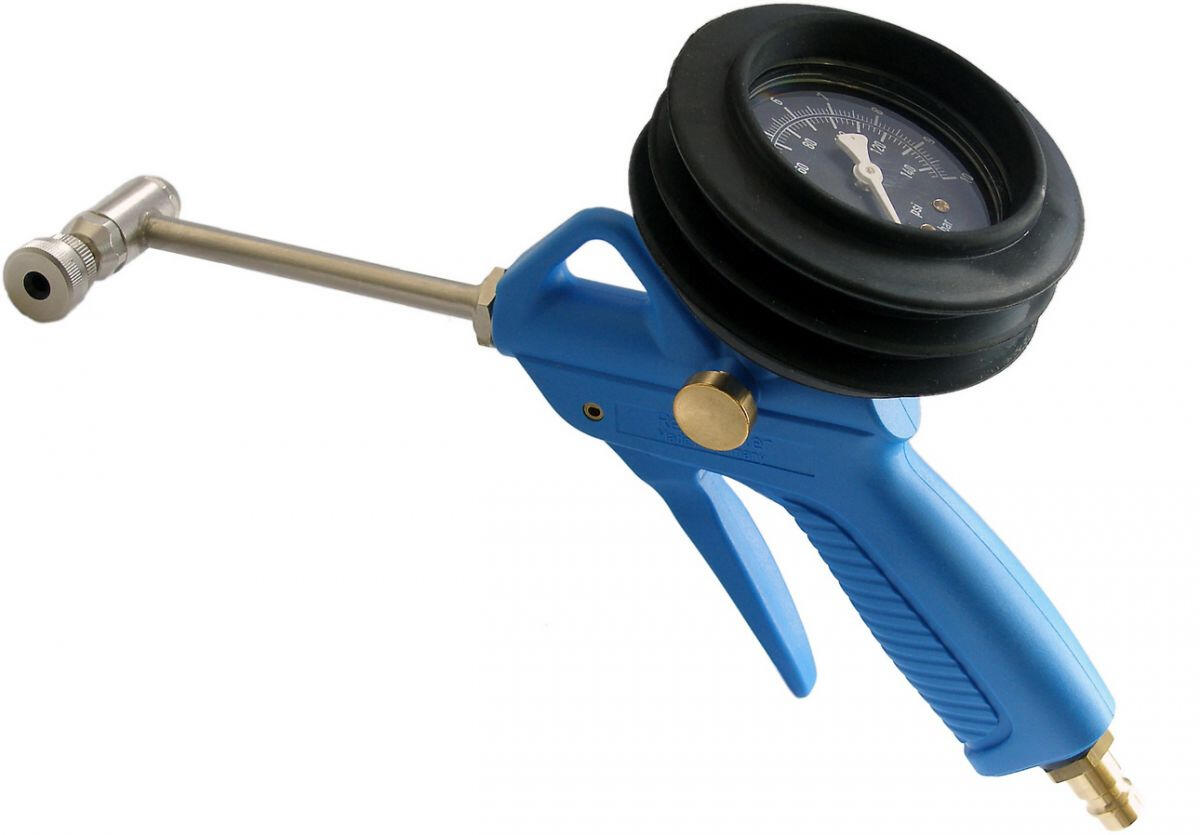 DUNLOP Dunlop Luchtpistool met draaibare kop en manometer +