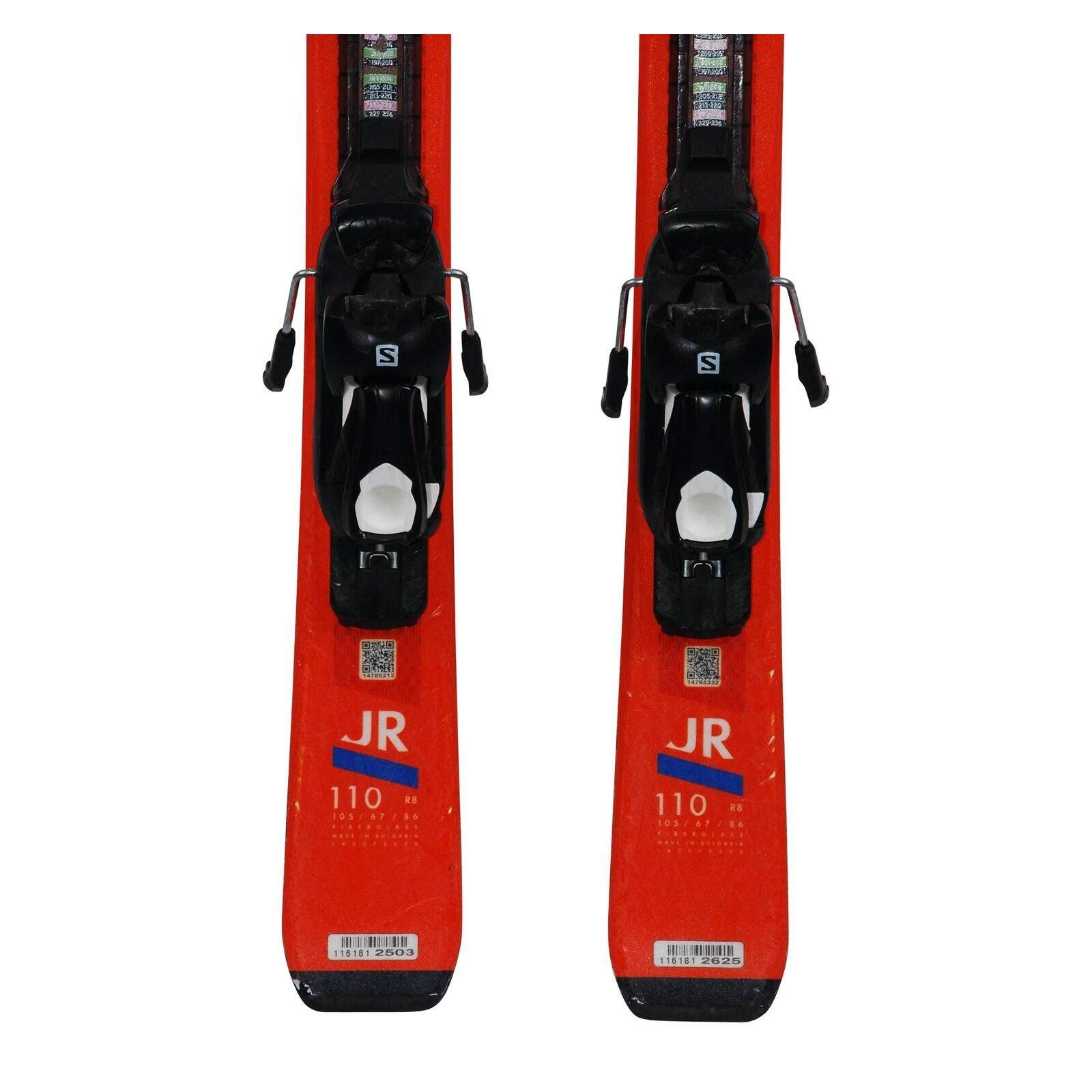 RECONDITIONNE - Ski Salomon S Max Jr + Fixations 4/4
