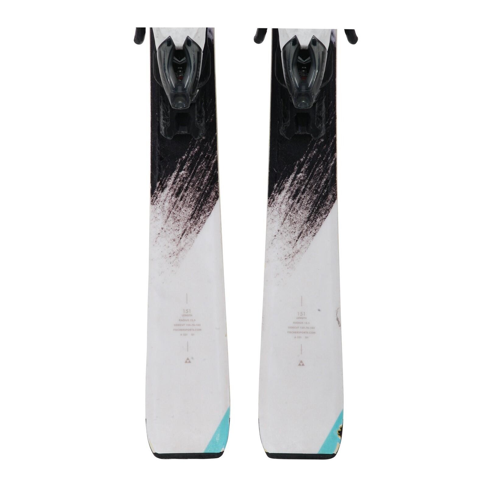 RECONDITIONNE - Ski Fischer Koa 77 Xtr + Fixations 4/4