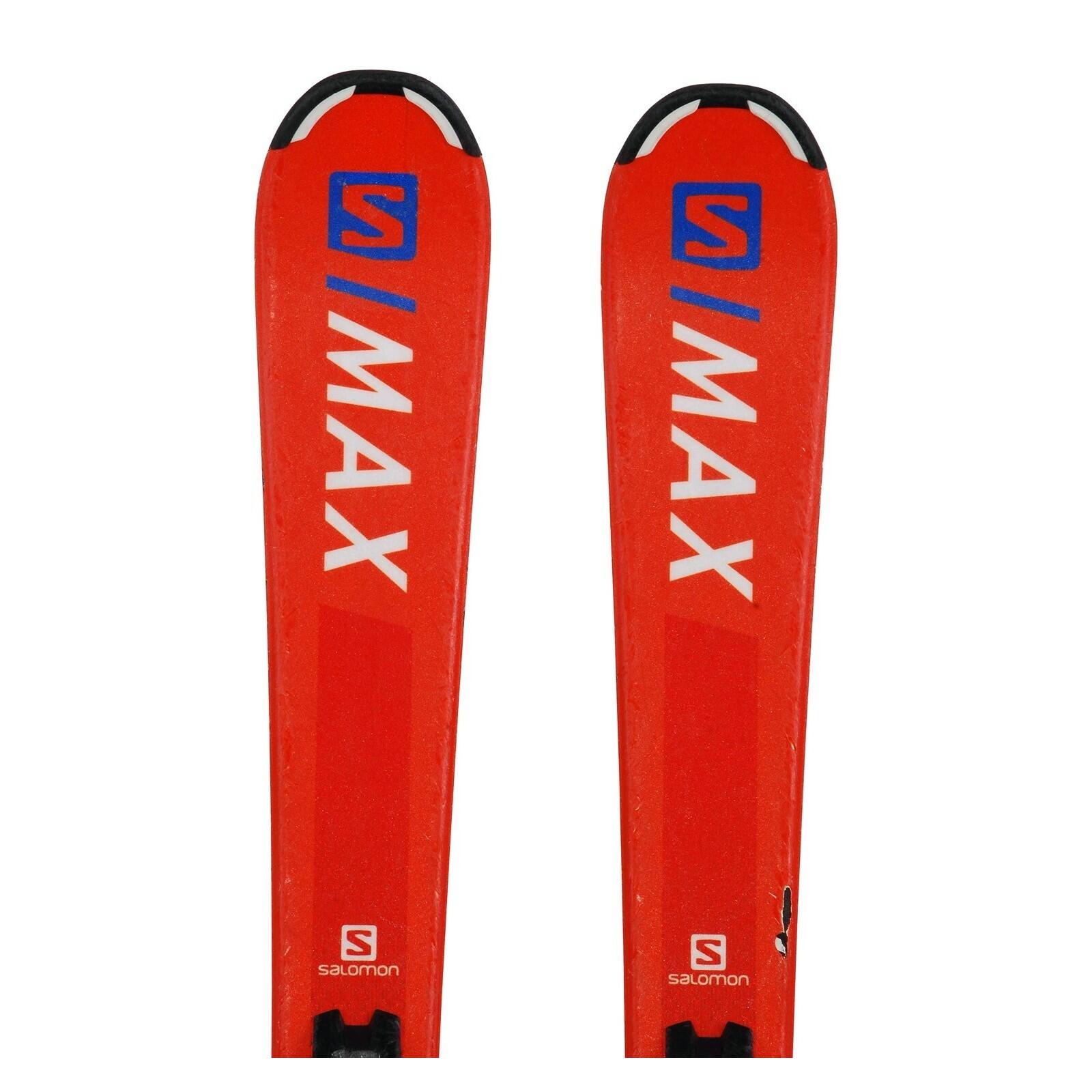 RECONDITIONNE - Ski Salomon S Max Jr + Fixations 2/4