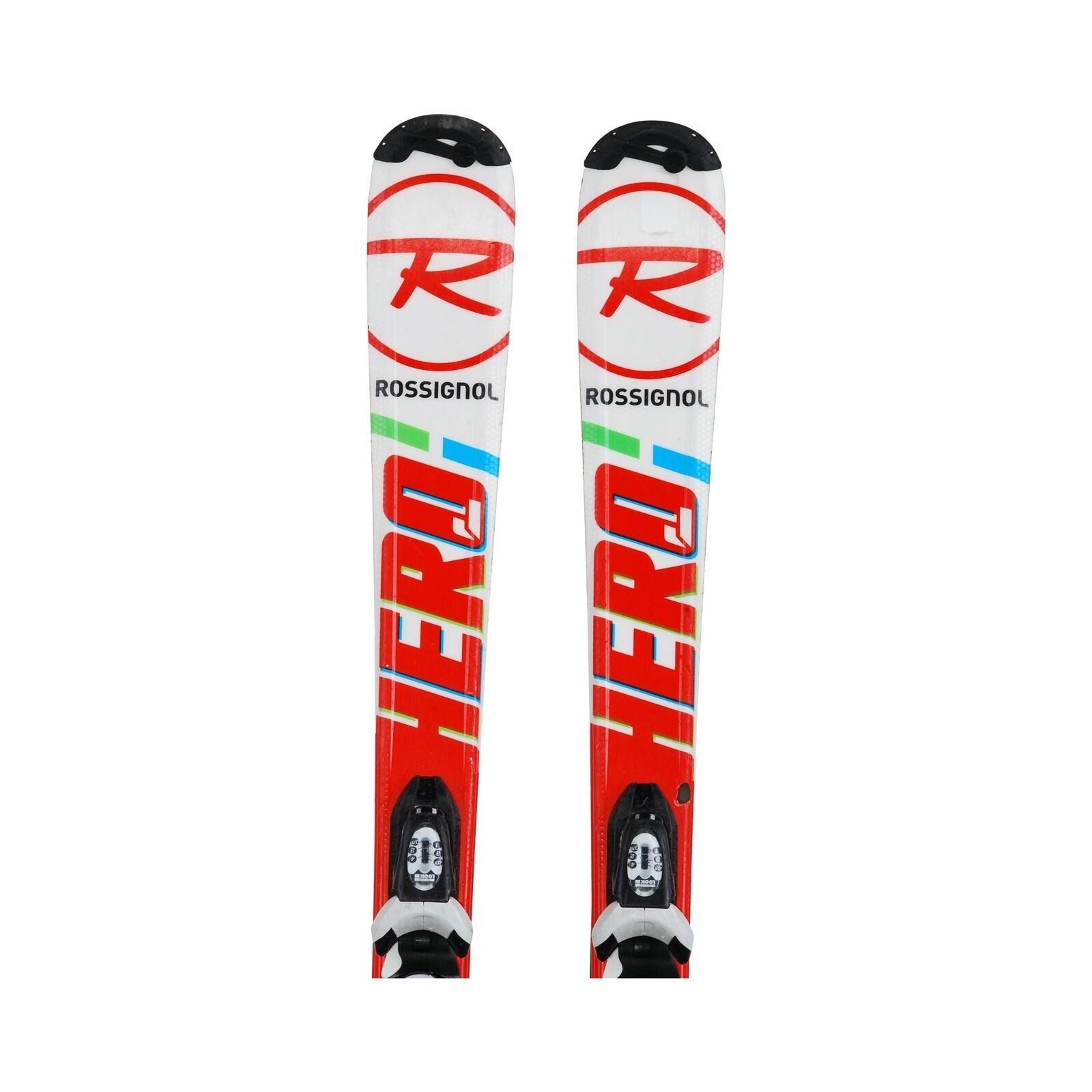 RECONDITIONNE - Ski Junior Rossignol Hero Jr + Fixations 2/4