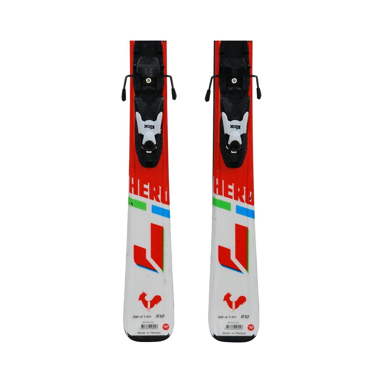 RECONDITIONNE - Ski Junior Rossignol Hero Jr + Fixations 4/4