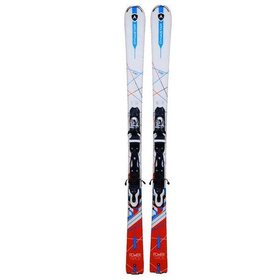 TWEEDEHANDS - Gebruikte Dynastar Powertrack 74 Ski + Bindingen - GOEDE