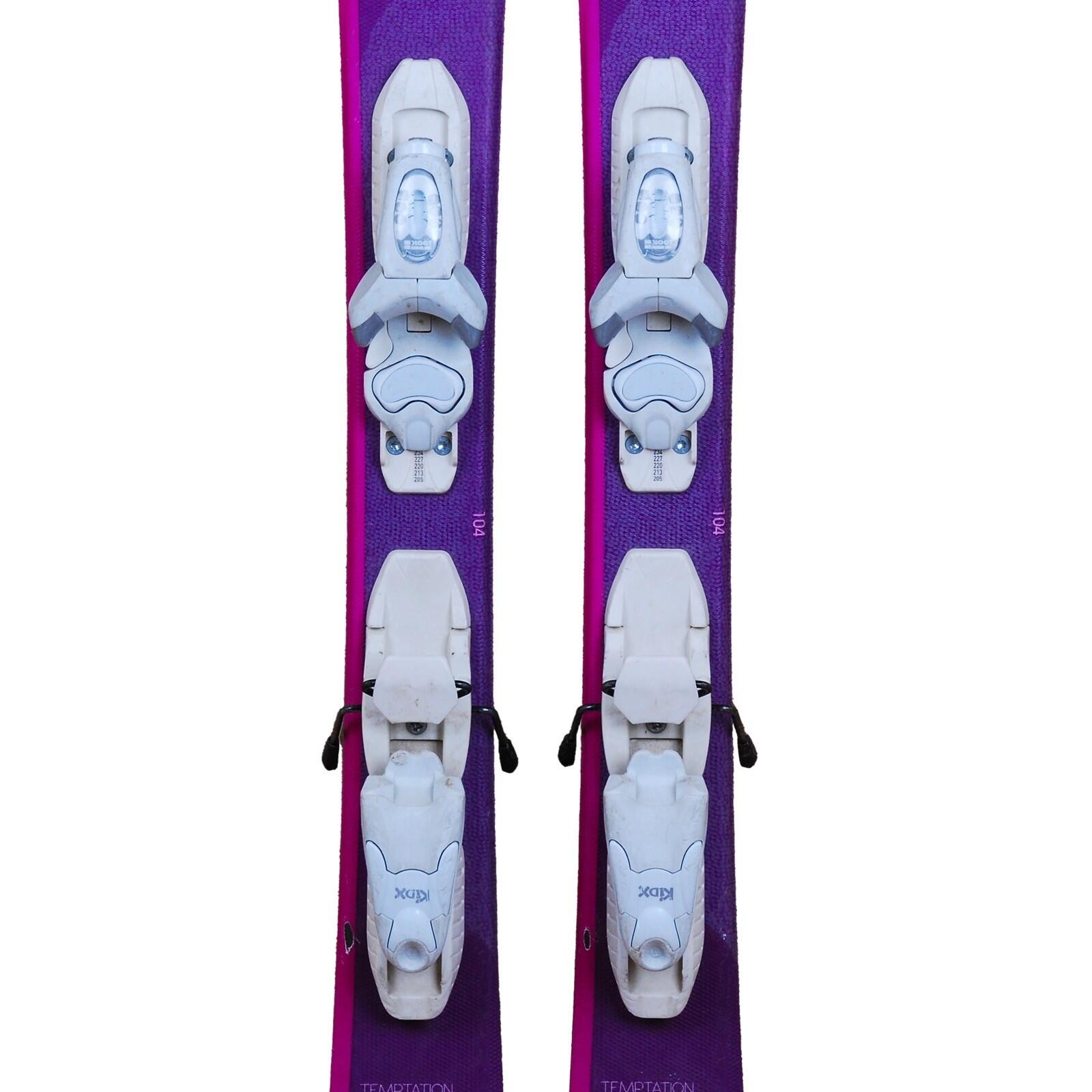 RECONDITIONNE - Ski Junior Rossignol Temptation Pro + Fixations 3/4