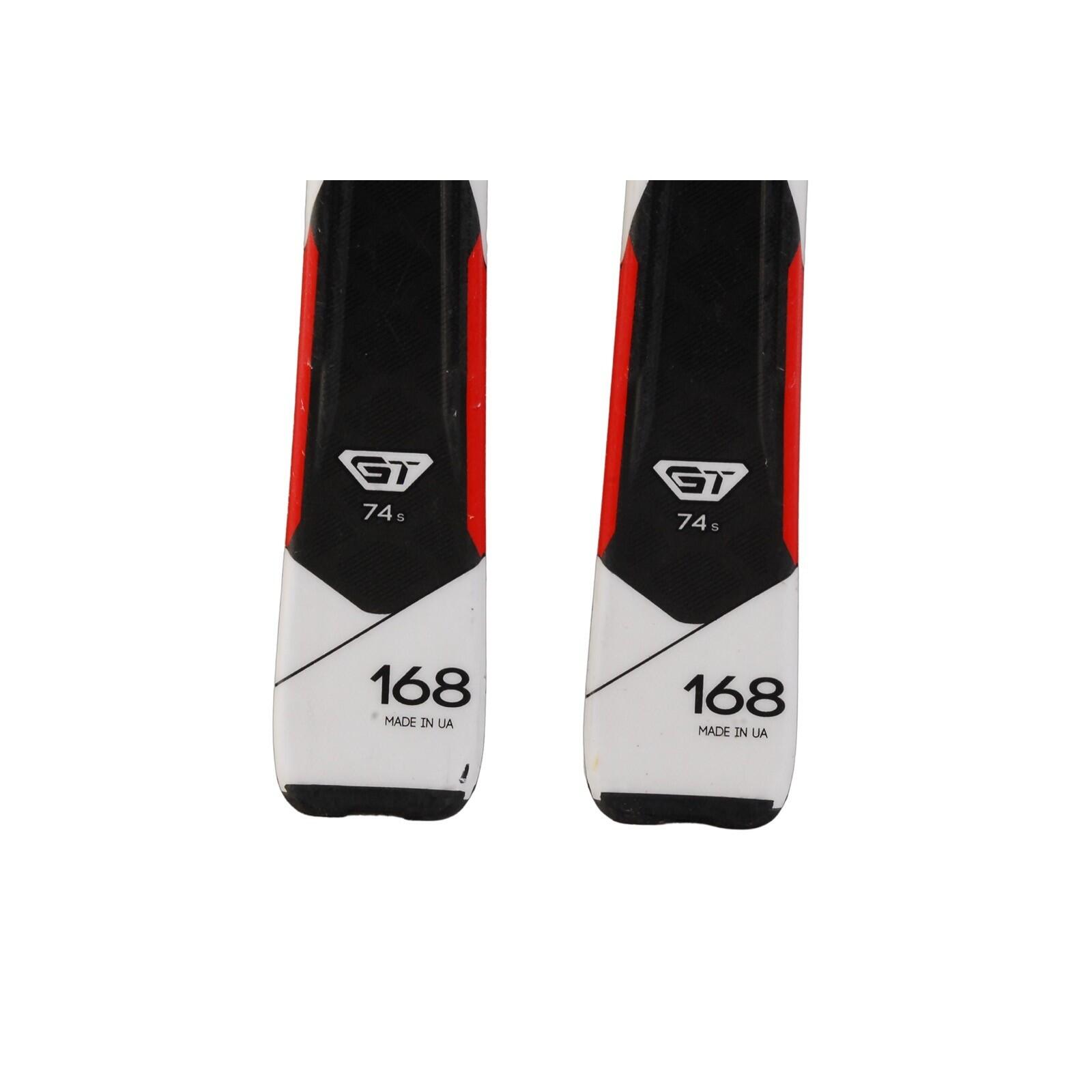RECONDITIONNE - Ski Nordica Gt 74 S + Fixations 4/5