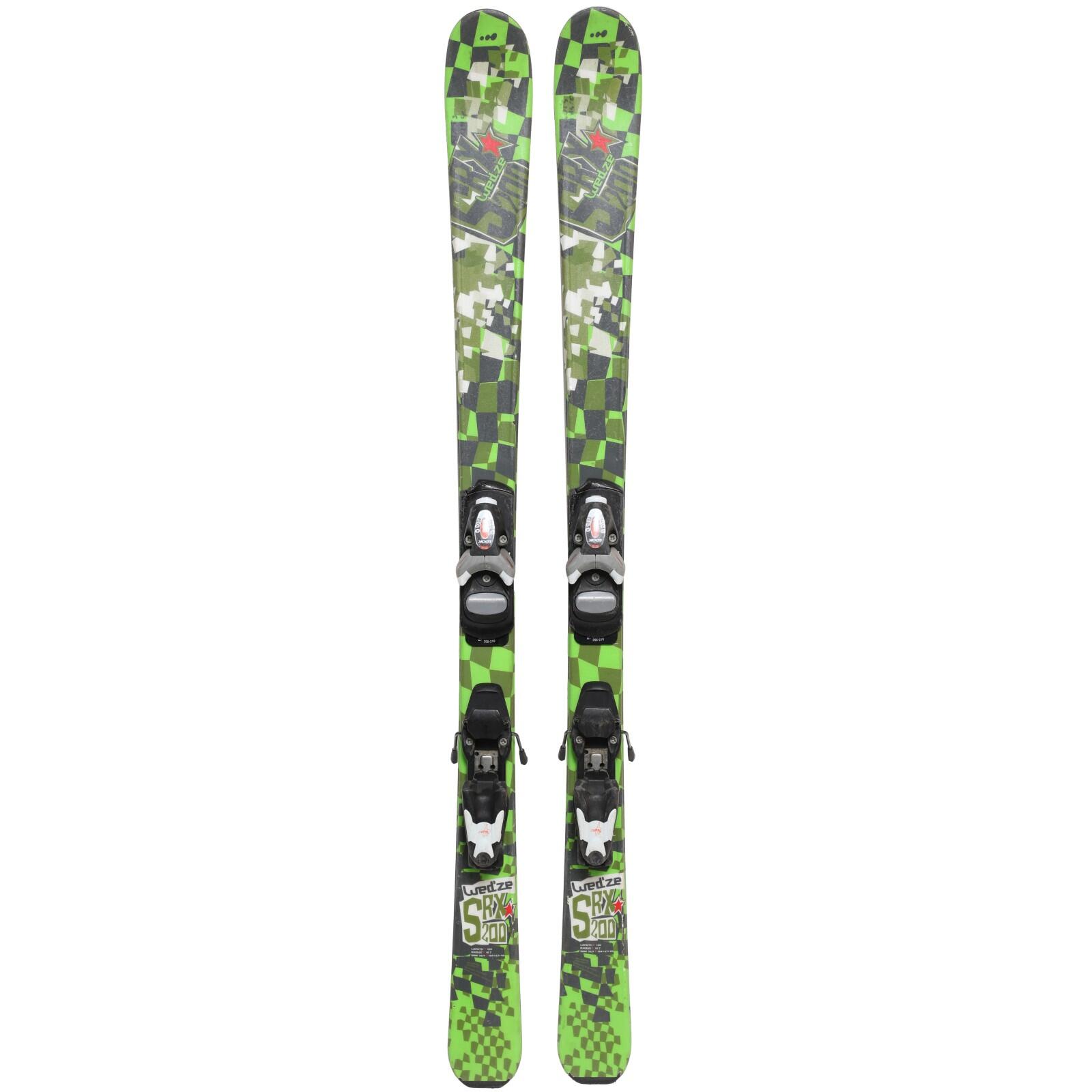 RECONDITIONNE - Ski Junior Wedze Srx 200 + Fixations 2/4