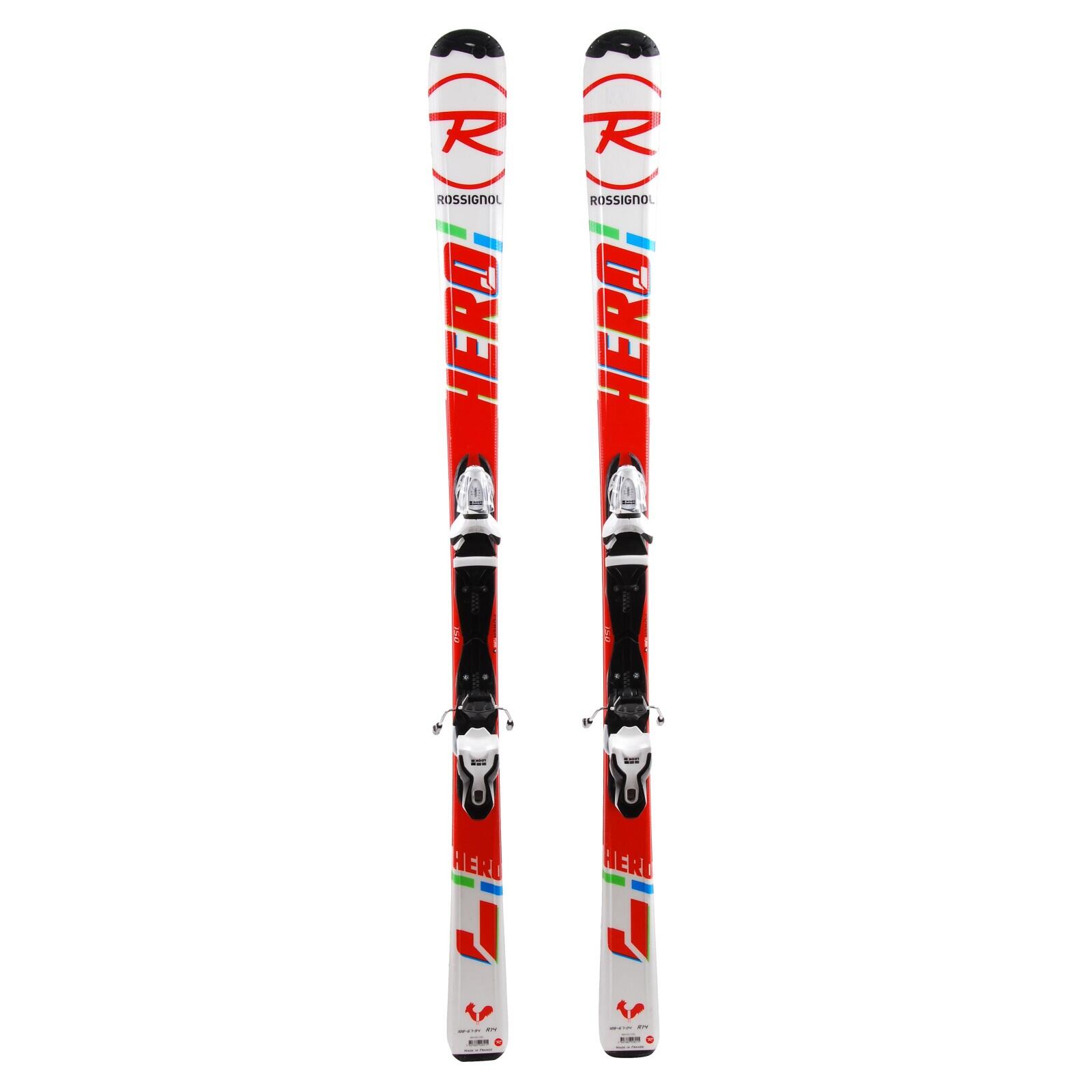 ROSSIGNOL SECOND HAND - Rossignol Hero Jr Sci Junior Usato + Attacchi - BUONO