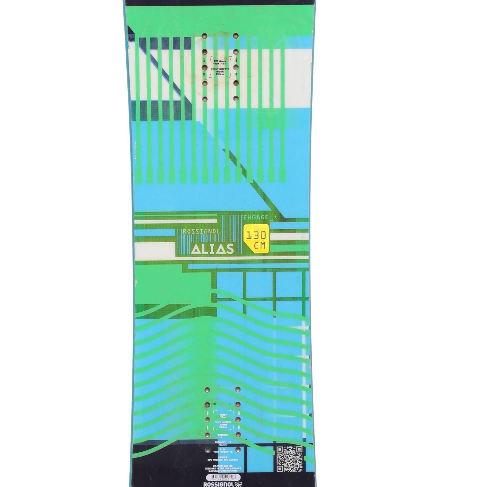 RECONDITIONNE - Snowboard Junior Rossignol Alias + Fixations Coque 3/4